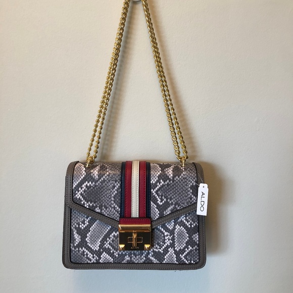 Grey Snakeskin Bag - Picture 1 of 8